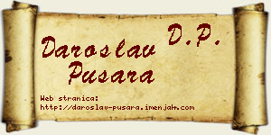 Daroslav Pušara vizit kartica